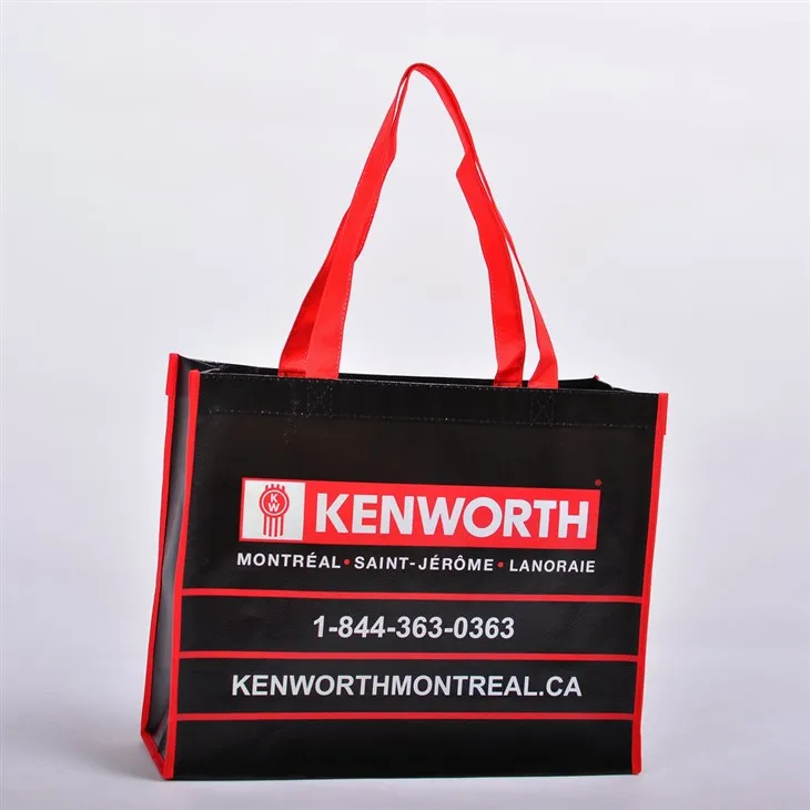 Laminerade ovävda matkassar